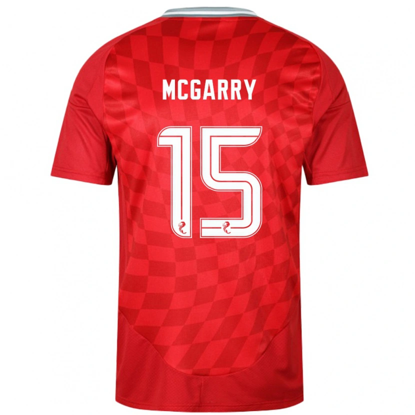 Danxen Kinder James Mcgarry #15 Rot Heimtrikot Trikot 2024/25 T-Shirt Schweiz