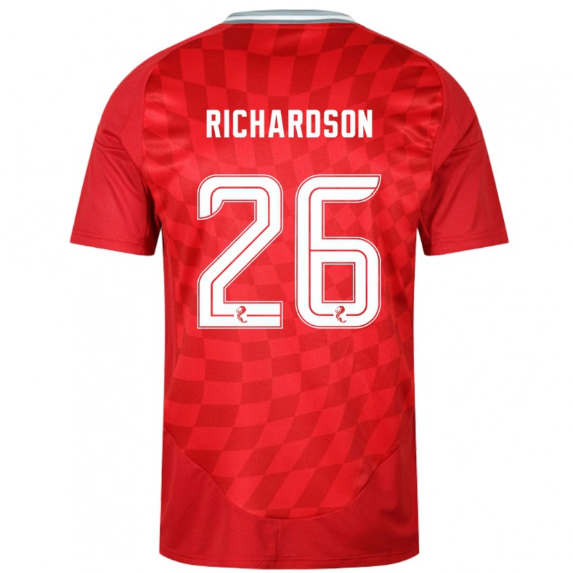 Danxen Kinder Jayden Richardson #26 Rot Heimtrikot Trikot 2024/25 T-Shirt Schweiz