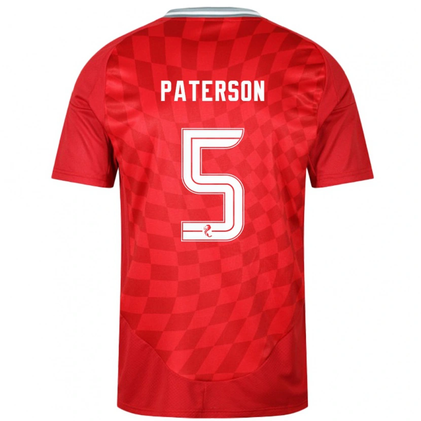 Danxen Kinder Donna Paterson #5 Rot Heimtrikot Trikot 2024/25 T-Shirt Schweiz