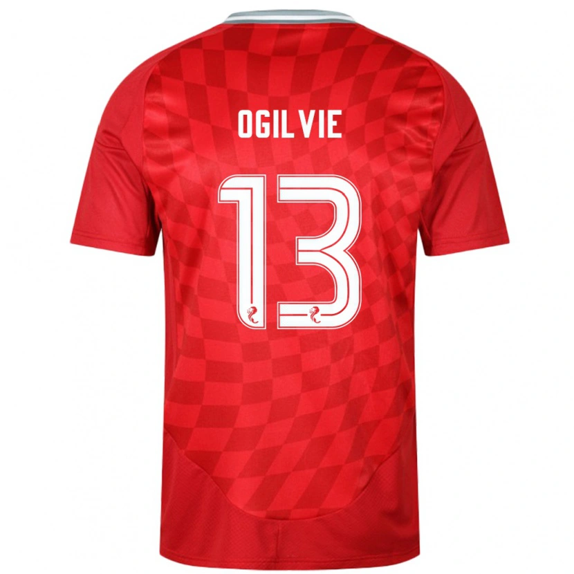 Danxen Kinder Francesca Ogilvie #13 Rot Heimtrikot Trikot 2024/25 T-Shirt Schweiz