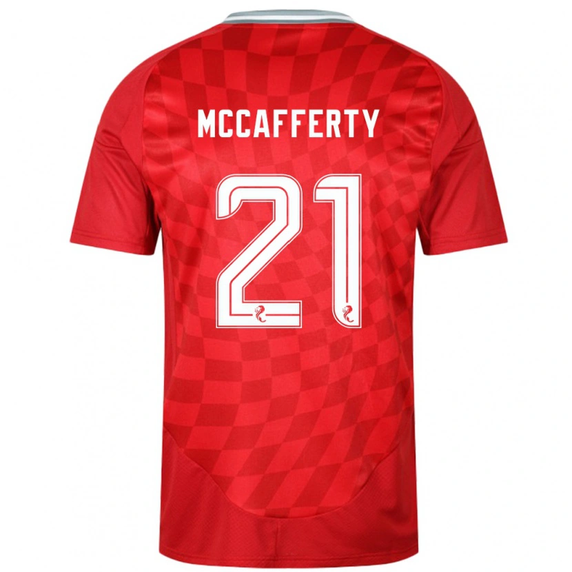 Danxen Kinder Eirinn Mccafferty #21 Rot Heimtrikot Trikot 2024/25 T-Shirt Schweiz