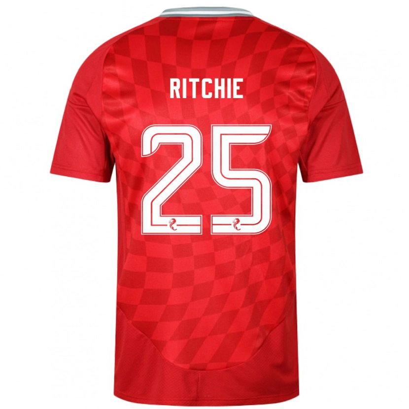 Danxen Kinder Tom Ritchie #25 Rot Heimtrikot Trikot 2024/25 T-Shirt Schweiz