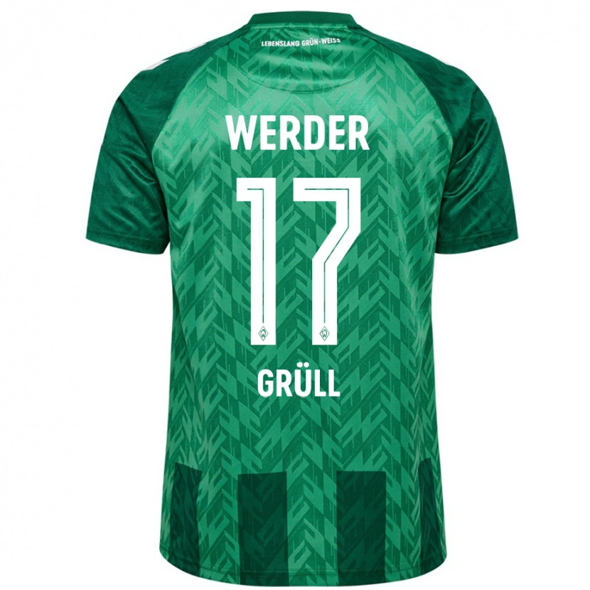 Danxen Kinder Marco Grüll #17 Grün Heimtrikot Trikot 2024/25 T-Shirt Schweiz