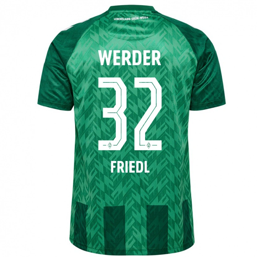 Danxen Kinder Marco Friedl #32 Grün Heimtrikot Trikot 2024/25 T-Shirt Schweiz