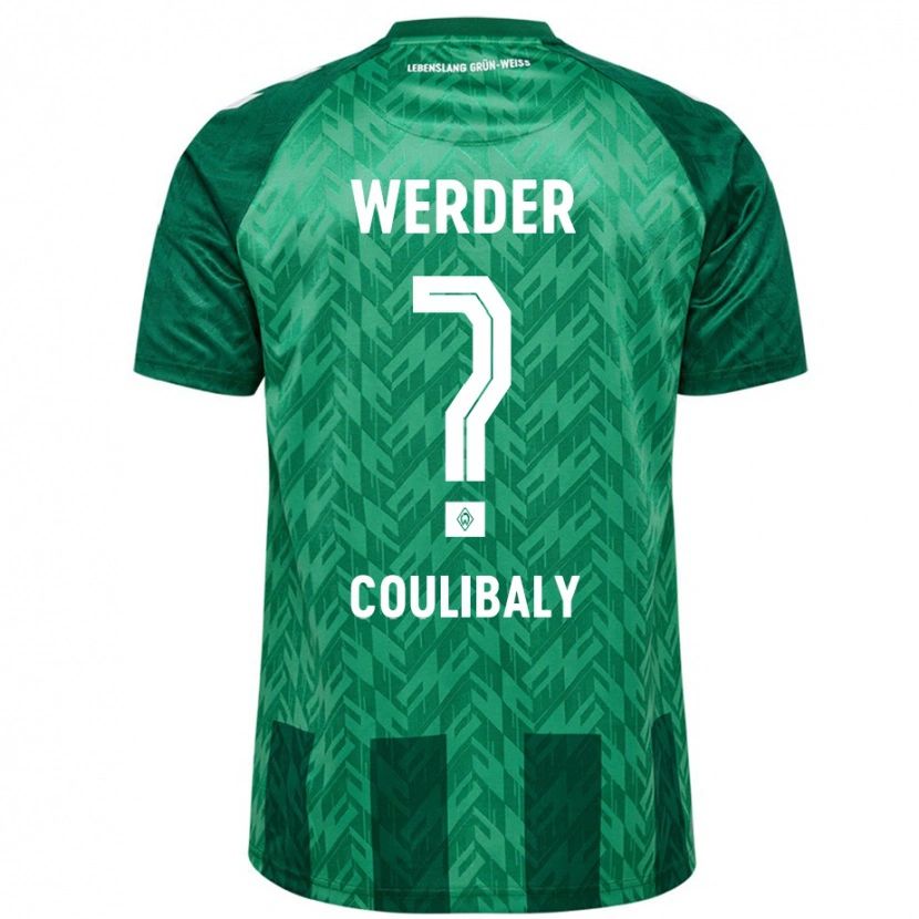 Danxen Kinder Karim Coulibaly #0 Grün Heimtrikot Trikot 2024/25 T-Shirt Schweiz