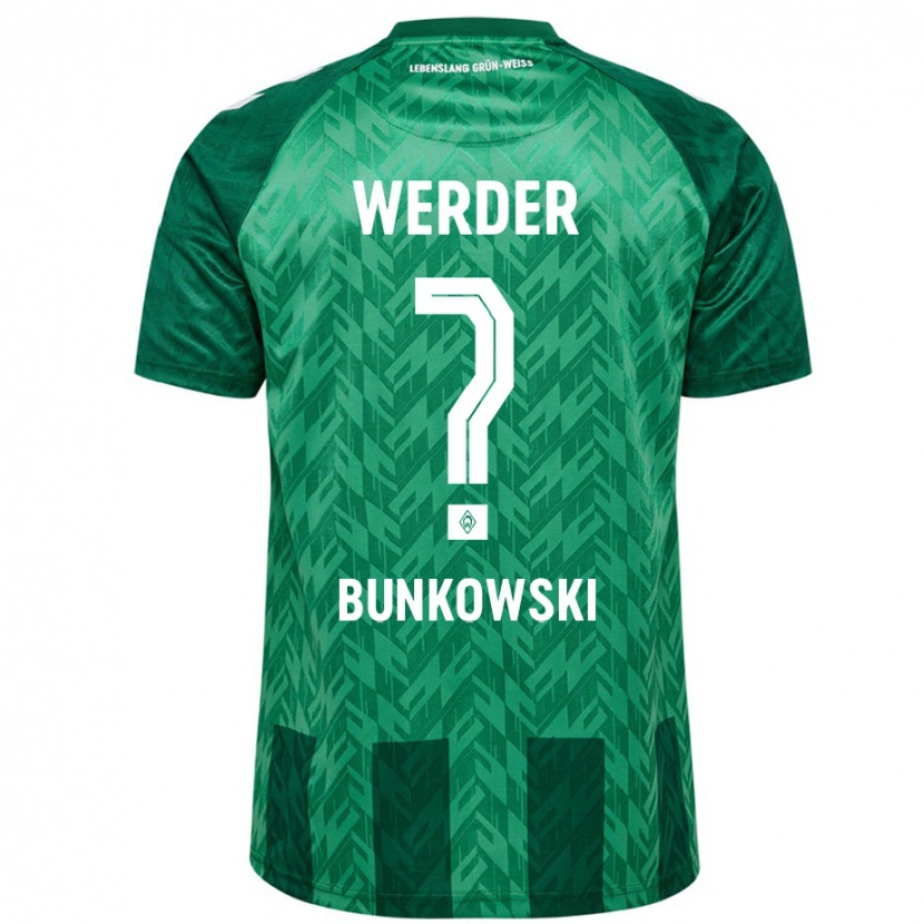 Danxen Kinder Paul Bunkowski #0 Grün Heimtrikot Trikot 2024/25 T-Shirt Schweiz