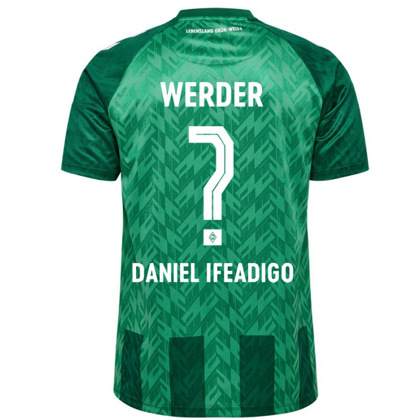 Danxen Kinder Kamsiyonna Daniel Ifeadigo #0 Grün Heimtrikot Trikot 2024/25 T-Shirt Schweiz