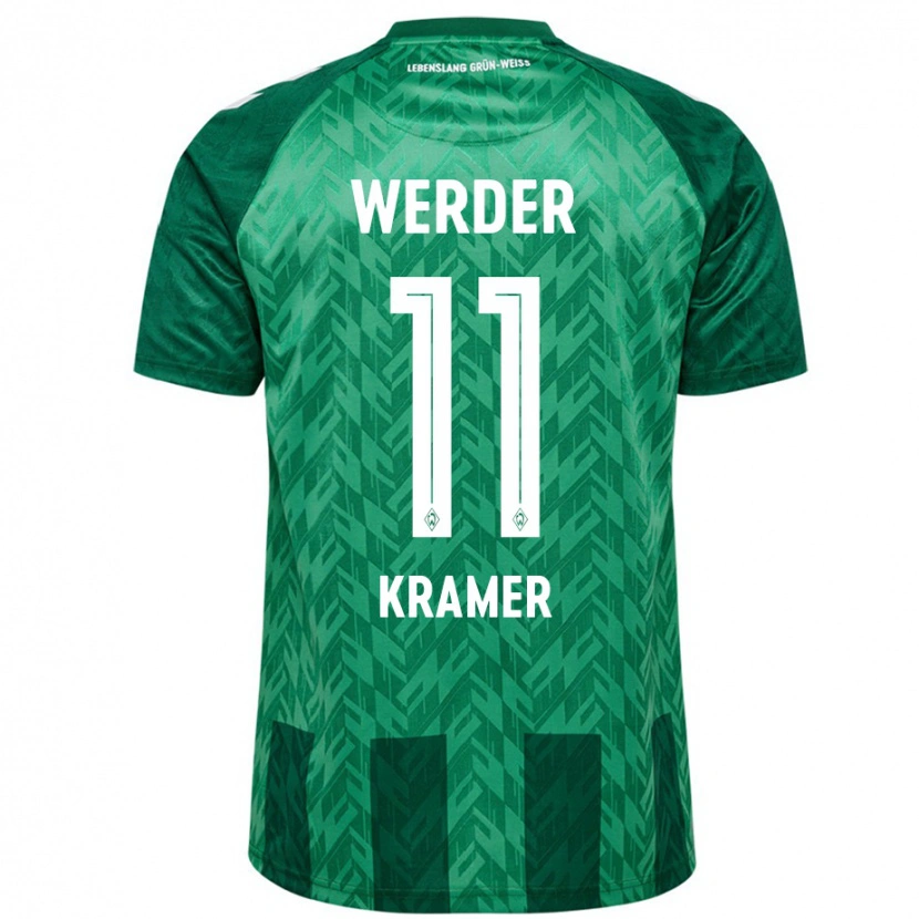 Danxen Kinder Levi-Marinus Kramer #11 Grün Heimtrikot Trikot 2024/25 T-Shirt Schweiz