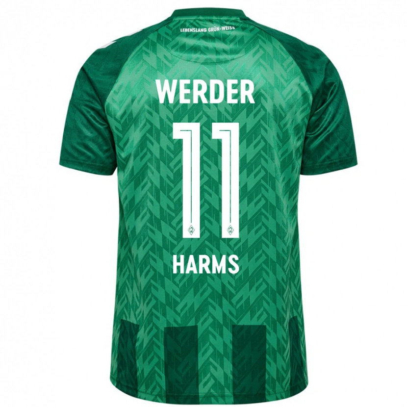 Danxen Kinder Noah Harms #11 Grün Heimtrikot Trikot 2024/25 T-Shirt Schweiz