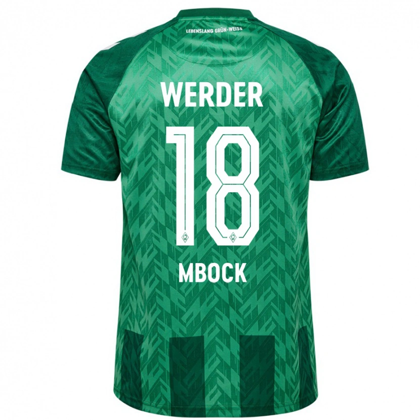 Danxen Kinder Princewill Mbock #18 Grün Heimtrikot Trikot 2024/25 T-Shirt Schweiz