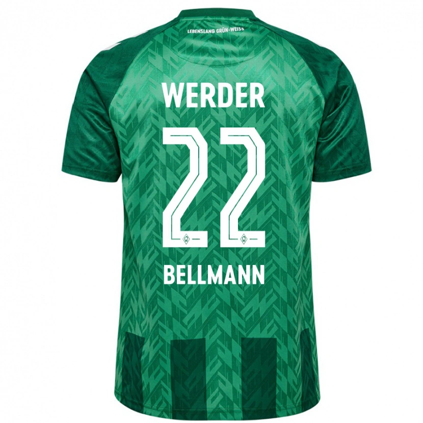 Danxen Kinder Paul Bellmann #22 Grün Heimtrikot Trikot 2024/25 T-Shirt Schweiz