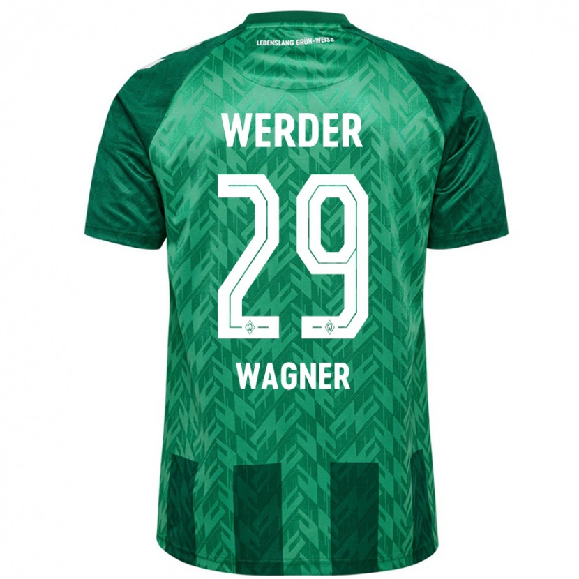 Danxen Kinder Paul Wagner #29 Grün Heimtrikot Trikot 2024/25 T-Shirt Schweiz