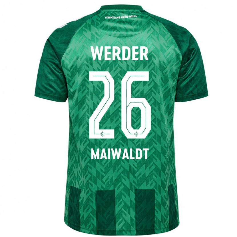 Danxen Kinder Julius Maiwaldt #26 Grün Heimtrikot Trikot 2024/25 T-Shirt Schweiz