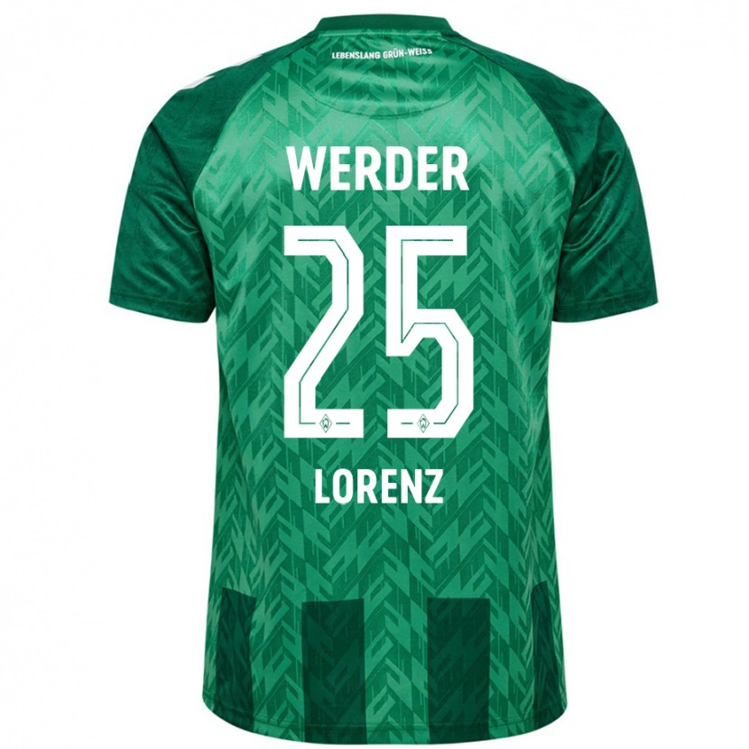 Danxen Kinder Jacob Lorenz #25 Grün Heimtrikot Trikot 2024/25 T-Shirt Schweiz