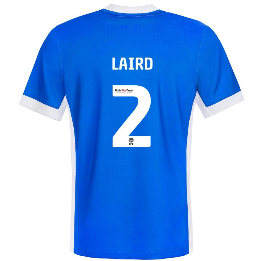 Danxen Kinder Ethan Laird #2 Blau Weiß Heimtrikot Trikot 2024/25 T-Shirt Schweiz