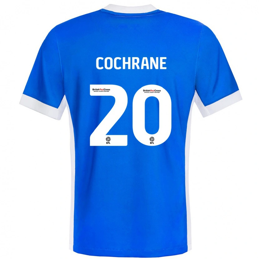 Danxen Kinder Alex Cochrane #20 Blau Weiß Heimtrikot Trikot 2024/25 T-Shirt Schweiz