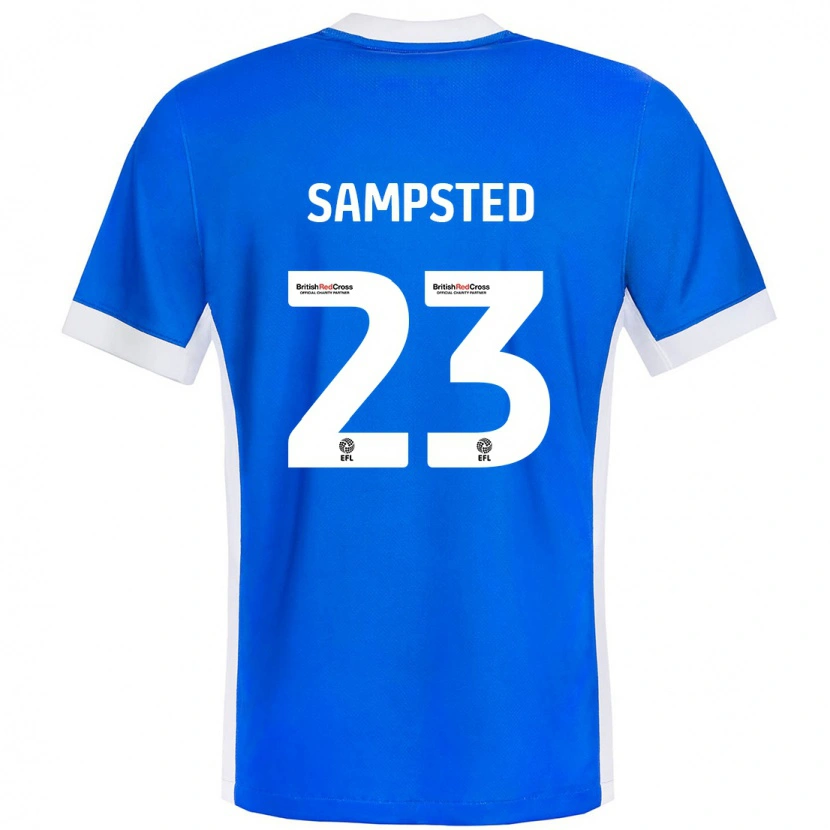 Danxen Kinder Alfons Sampsted #23 Blau Weiß Heimtrikot Trikot 2024/25 T-Shirt Schweiz