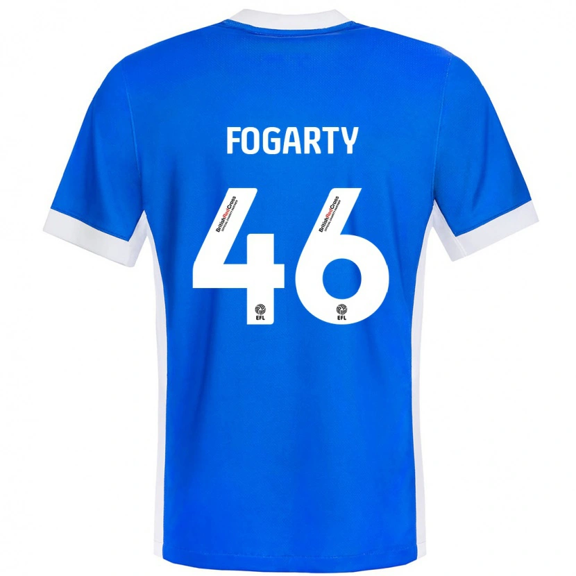 Danxen Kinder Tom Fogarty #46 Blau Weiß Heimtrikot Trikot 2024/25 T-Shirt Schweiz