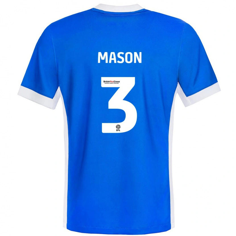 Danxen Kinder Ellie Mason #3 Blau Weiß Heimtrikot Trikot 2024/25 T-Shirt Schweiz