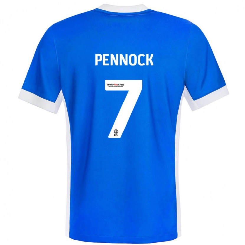 Danxen Kinder Jade Pennock #7 Blau Weiß Heimtrikot Trikot 2024/25 T-Shirt Schweiz