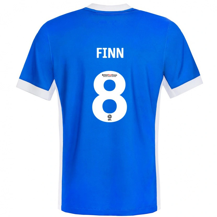 Danxen Kinder Jamie Finn #8 Blau Weiß Heimtrikot Trikot 2024/25 T-Shirt Schweiz