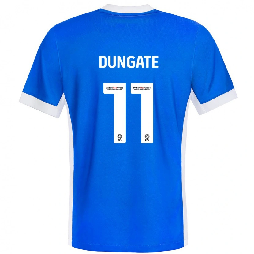 Danxen Kinder Katie Dungate #11 Blau Weiß Heimtrikot Trikot 2024/25 T-Shirt Schweiz