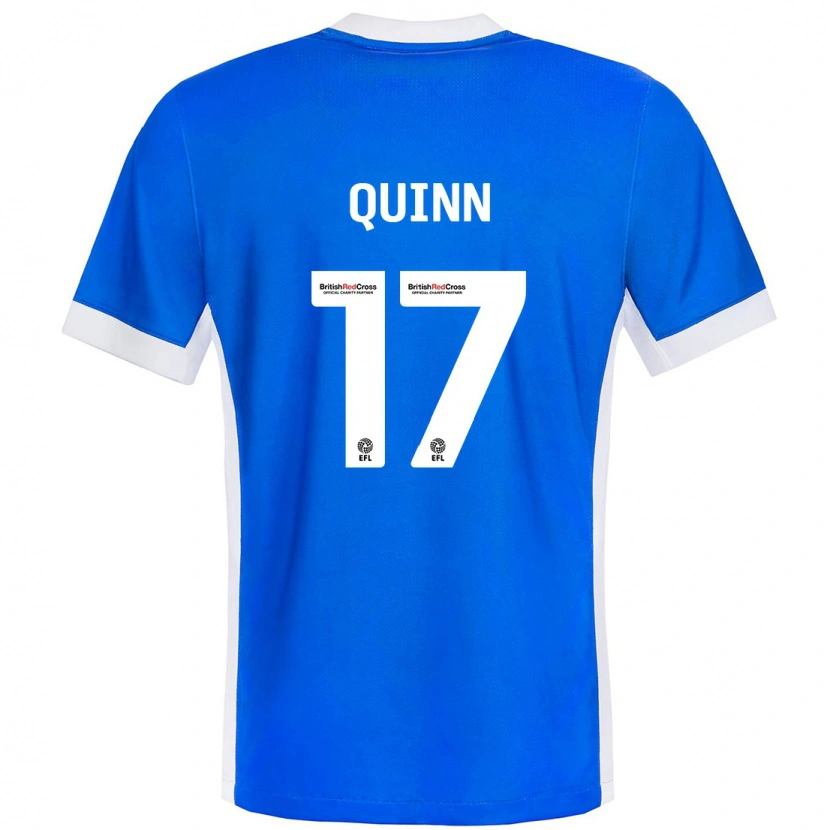 Danxen Kinder Lucy Quinn #17 Blau Weiß Heimtrikot Trikot 2024/25 T-Shirt Schweiz