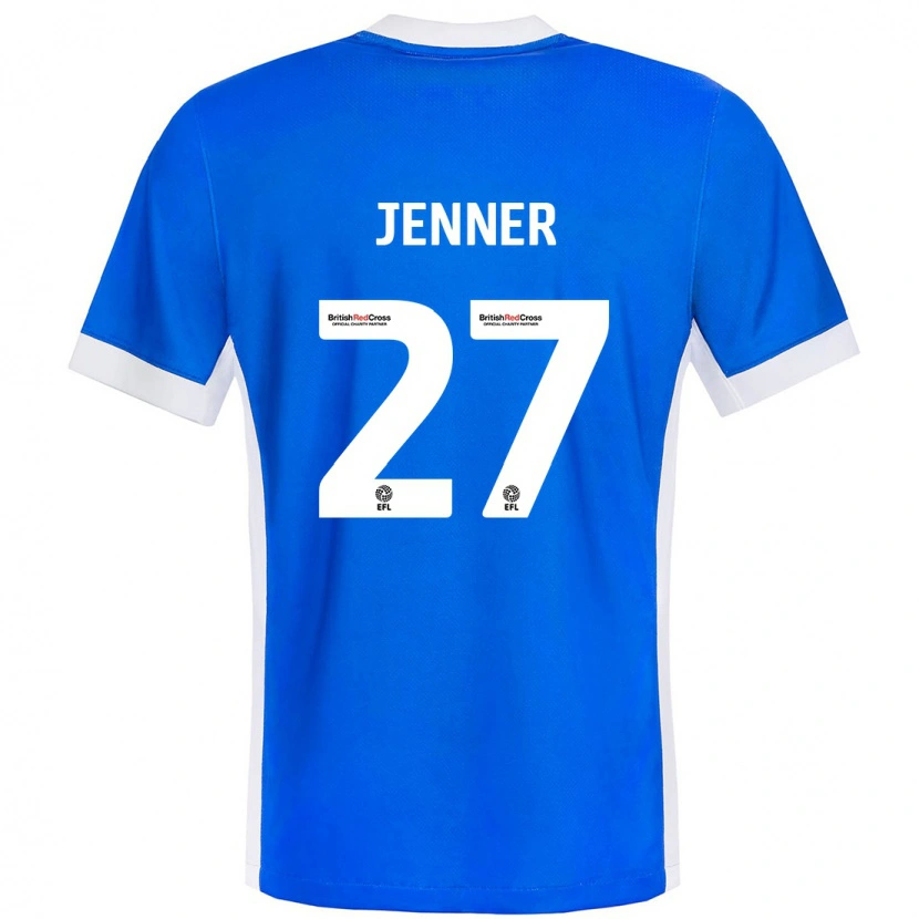 Danxen Kinder Abbi Jenner #27 Blau Weiß Heimtrikot Trikot 2024/25 T-Shirt Schweiz