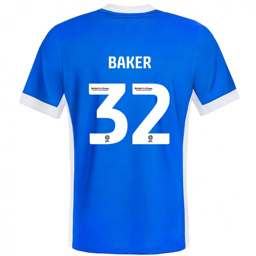 Danxen Kinder Ava Baker #32 Blau Weiß Heimtrikot Trikot 2024/25 T-Shirt Schweiz