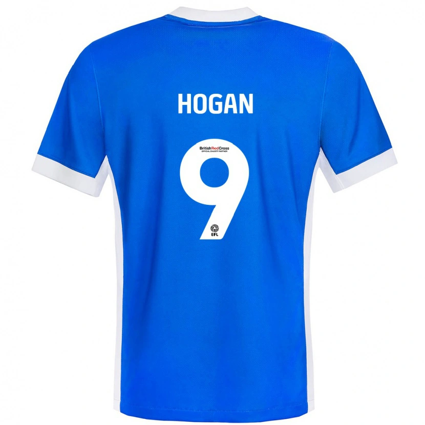 Danxen Kinder Scott Hogan #9 Blau Weiß Heimtrikot Trikot 2024/25 T-Shirt Schweiz