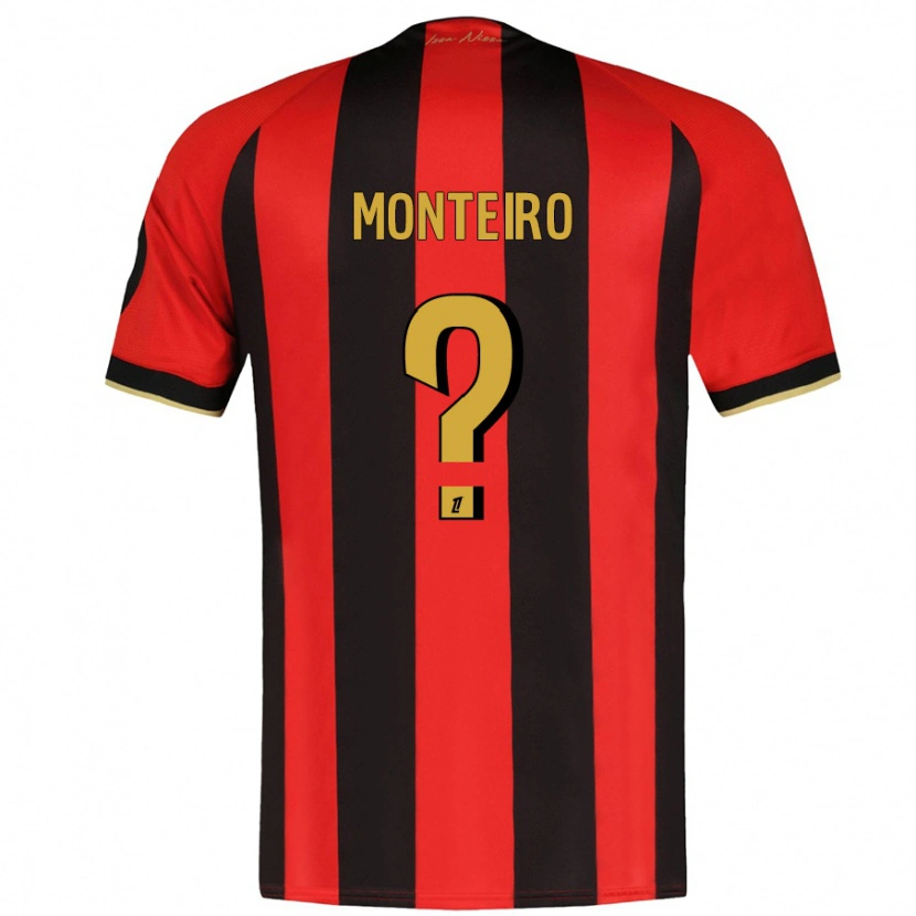 Danxen Kinder Laurenzo Monteiro #0 Rot Schwarz Heimtrikot Trikot 2024/25 T-Shirt Schweiz