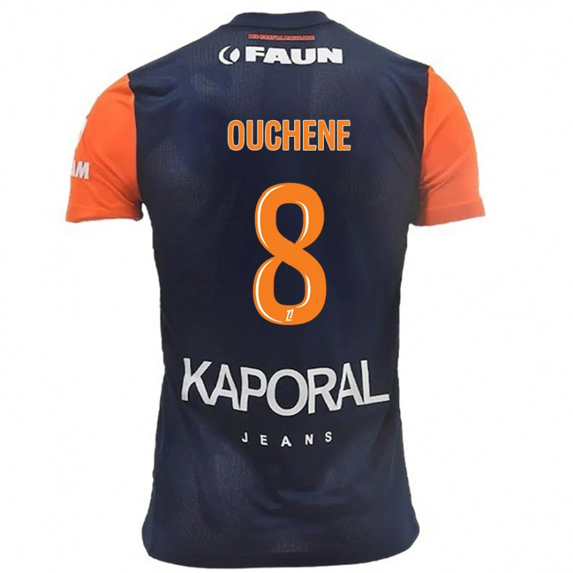 Danxen Kinder Sonia Ouchène #8 Marineblau Orange Heimtrikot Trikot 2024/25 T-Shirt Schweiz