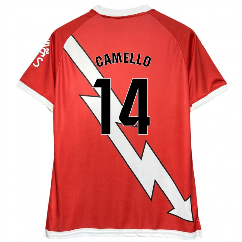 Danxen Kinder Sergio Camello #14 Weiß Rot Heimtrikot Trikot 2024/25 T-Shirt Schweiz