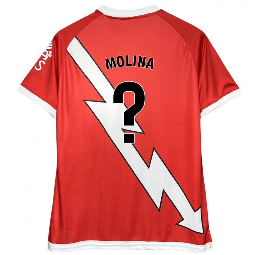 Danxen Kinder Adrián Molina #0 Weiß Rot Heimtrikot Trikot 2024/25 T-Shirt Schweiz