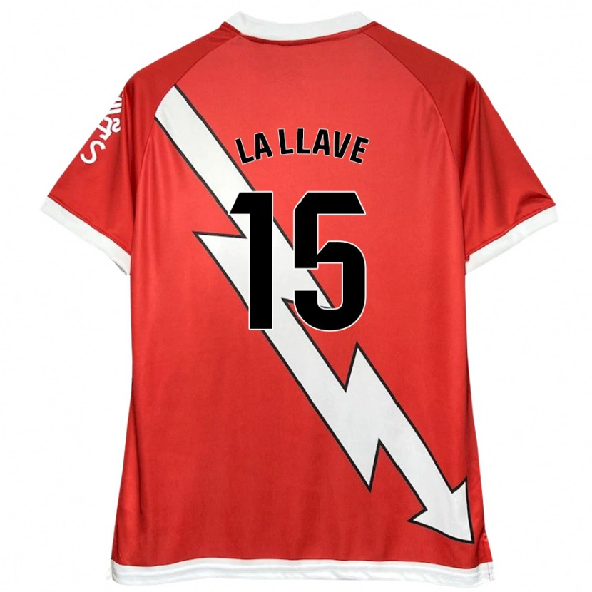 Danxen Kinder Kevin De La Llave #15 Weiß Rot Heimtrikot Trikot 2024/25 T-Shirt Schweiz