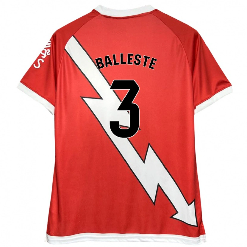 Danxen Kinder Laia Ballesté #3 Weiß Rot Heimtrikot Trikot 2024/25 T-Shirt Schweiz