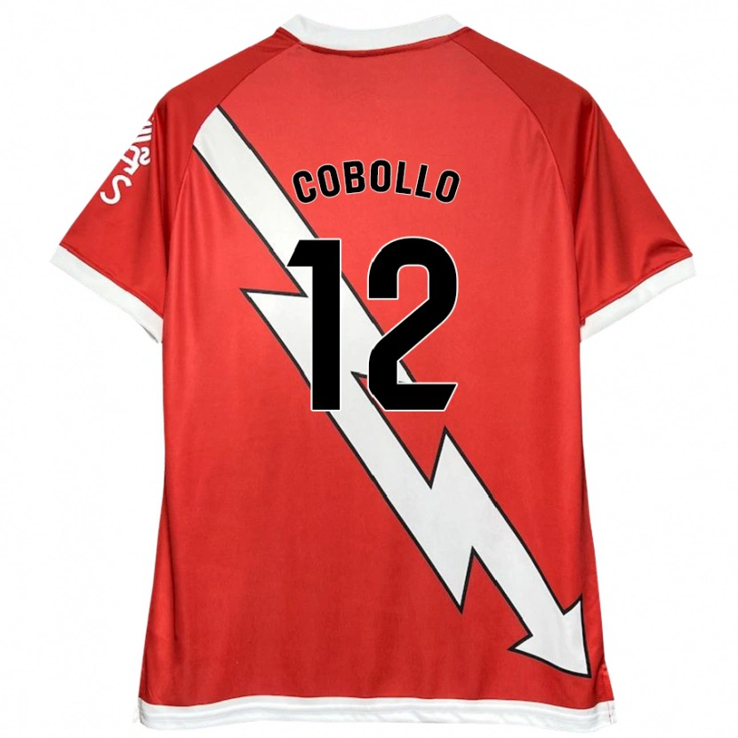 Danxen Kinder Sara Cobollo Hoyo #12 Weiß Rot Heimtrikot Trikot 2024/25 T-Shirt Schweiz