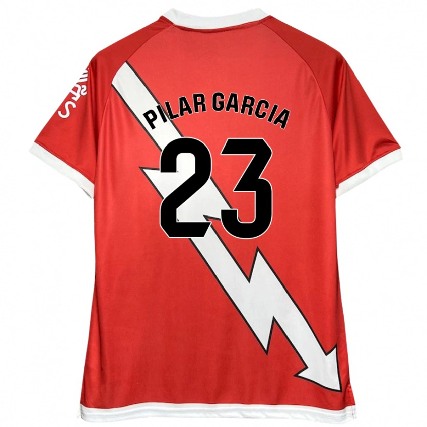 Danxen Kinder María Pilar García Villalba #23 Weiß Rot Heimtrikot Trikot 2024/25 T-Shirt Schweiz