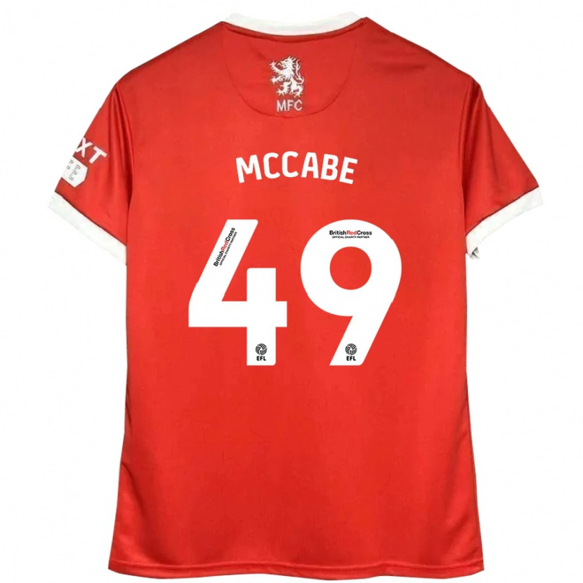 Danxen Kinder Law Mccabe #49 Rot Weiß Heimtrikot Trikot 2024/25 T-Shirt Schweiz