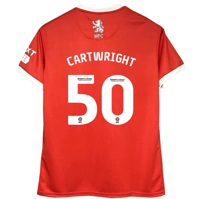 Danxen Kinder Fin Cartwright #50 Rot Weiß Heimtrikot Trikot 2024/25 T-Shirt Schweiz