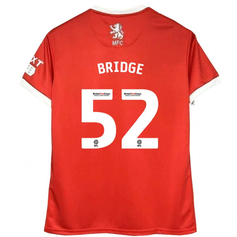 Danxen Kinder Aj Bridge #52 Rot Weiß Heimtrikot Trikot 2024/25 T-Shirt Schweiz