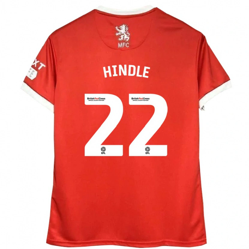 Danxen Kinder Rachel Hindle #22 Rot Weiß Heimtrikot Trikot 2024/25 T-Shirt Schweiz