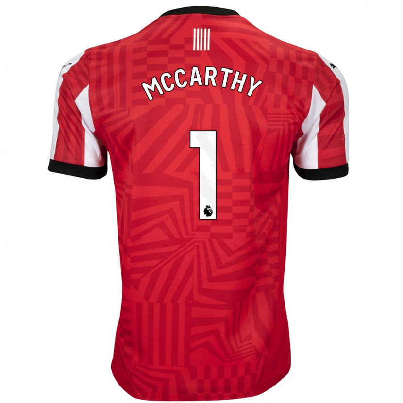 Danxen Kinder Alex Mccarthy #1 Rot Weiß Heimtrikot Trikot 2024/25 T-Shirt Schweiz