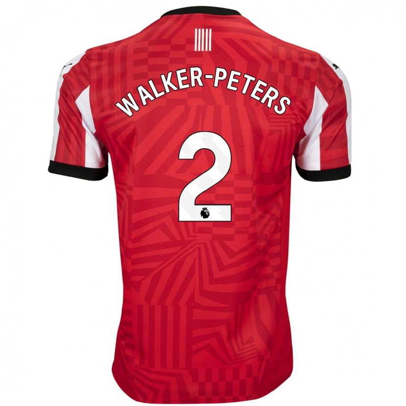 Danxen Kinder Kyle Walker-Peters #2 Rot Weiß Heimtrikot Trikot 2024/25 T-Shirt Schweiz