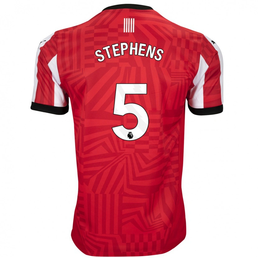 Danxen Kinder Jack Stephens #5 Rot Weiß Heimtrikot Trikot 2024/25 T-Shirt Schweiz