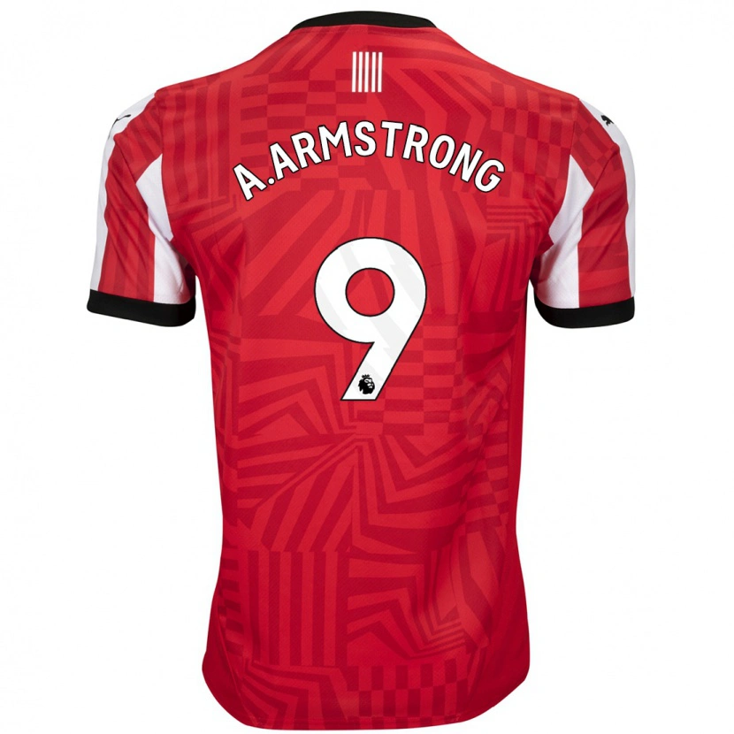 Danxen Kinder Adam Armstrong #9 Rot Weiß Heimtrikot Trikot 2024/25 T-Shirt Schweiz