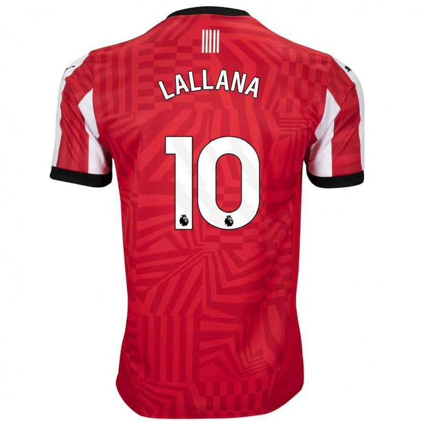 Danxen Kinder Adam Lallana #10 Rot Weiß Heimtrikot Trikot 2024/25 T-Shirt Schweiz