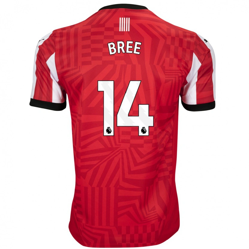 Danxen Kinder James Bree #14 Rot Weiß Heimtrikot Trikot 2024/25 T-Shirt Schweiz