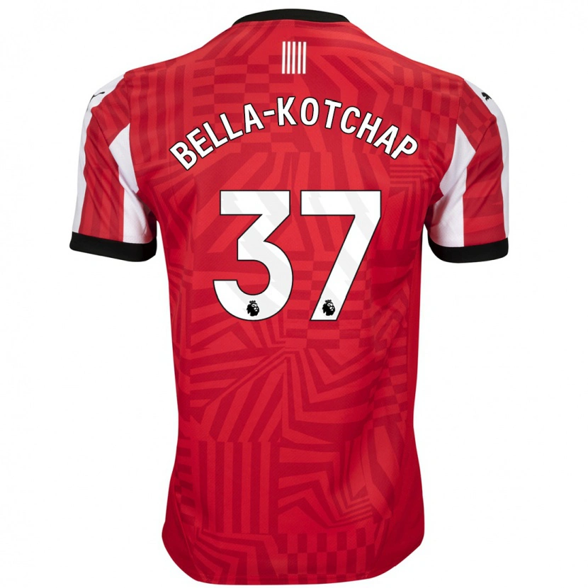 Danxen Kinder Armel Bella-Kotchap #37 Rot Weiß Heimtrikot Trikot 2024/25 T-Shirt Schweiz