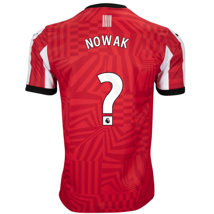 Danxen Kinder Jakub Nowak #0 Rot Weiß Heimtrikot Trikot 2024/25 T-Shirt Schweiz